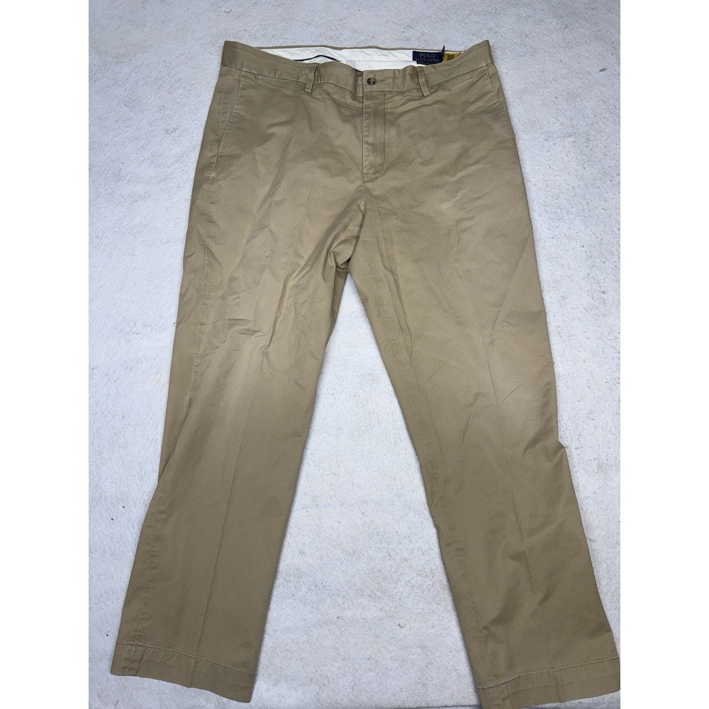 Polo Ralph Lauren Men's‎ Tan Stretch Straight Fit Chino Pants Size 36x30